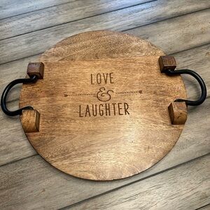 Thirty One Wooden Serving Tray with Handles